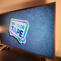 Gold Metallic TV Color Tape® customizable vinyl wrap for sony lg samsung frame bezel 65 55 50 43 42 32