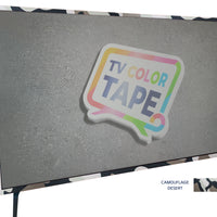 TV Color Tape® customizable camouflage desert vinyl wrap for sony lg samsung frame bezel 65 55 50 43 42 32