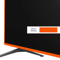 TV Color Tape® customizable bright orange vinyl wrap for sony lg samsung frame bezel 65 55 50 43 42 32