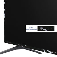 TV Color Tape® customizable glossy black marble vinyl wrap for sony lg samsung frame bezel 65 55 50 43 42 32