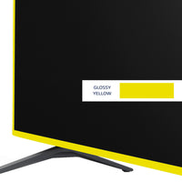 TV Color Tape® customizable yellow vinyl wrap for sony lg samsung frame bezel 65 55 50 43 42 32