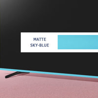 TV Color Tape® customizable matte sky-blue and teal vinyl wrap for sony lg samsung frame bezel 65 55 50 43 42 32