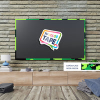 TV Color Tape® customizable camouflage neon green vinyl wrap for sony lg samsung frame bezel 65 55 50 43 42 32