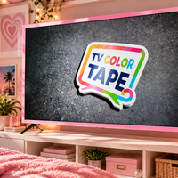 Glossy Pink TV Color Tape