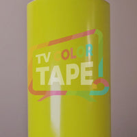 Glossy Yellow TV Color Tape