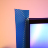 TV Color Tape® customizable carbon fiber vinyl wrap for sony lg samsung frame bezel 65 55 50 43 42 32