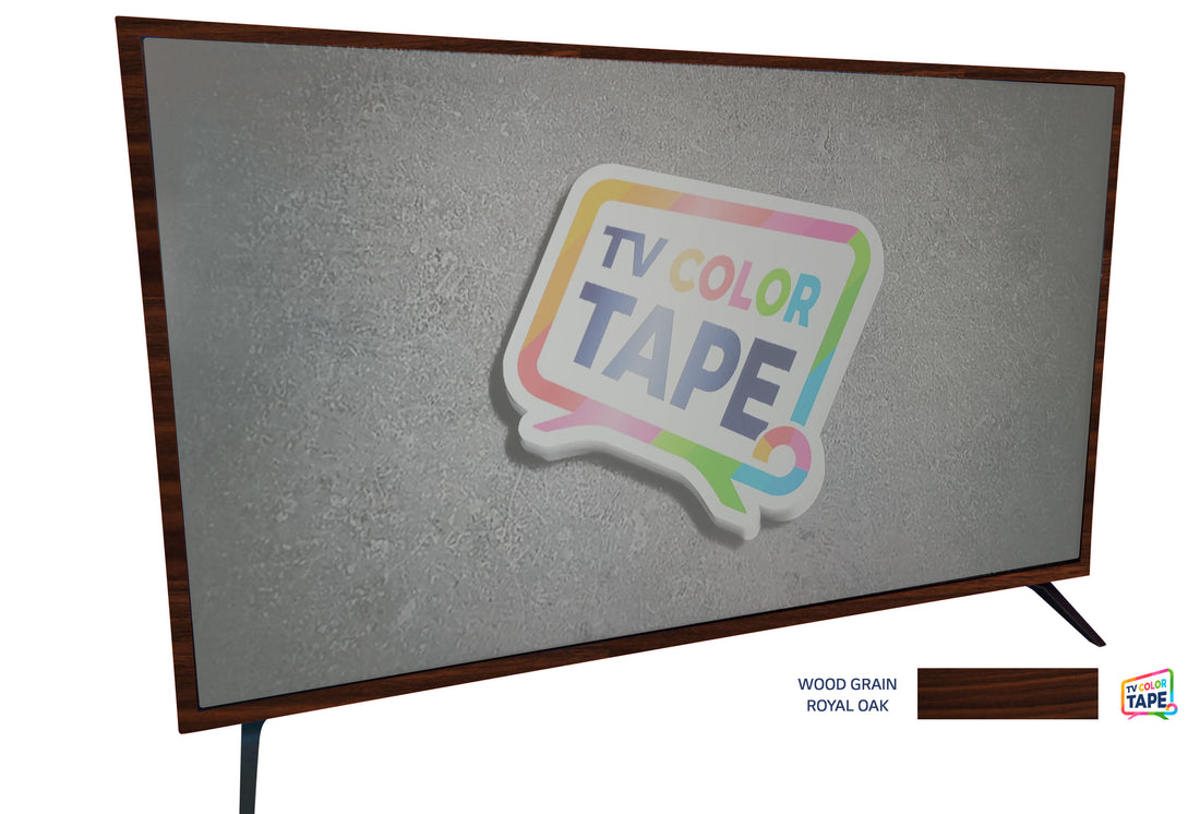 TV Color Tape® customizable wood grain vinyl wrap for sony lg samsung frame bezel 65 55 50 43 42 32