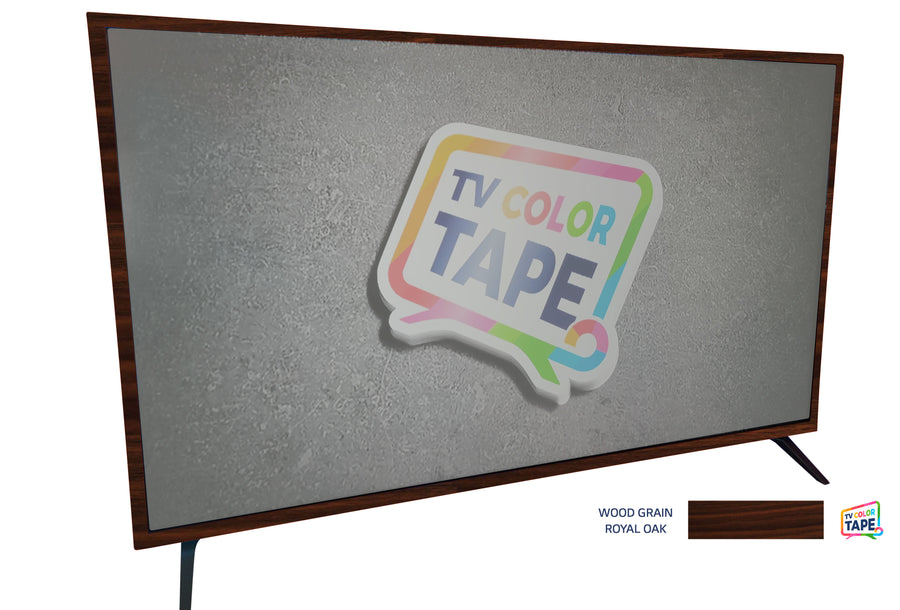 TV Color Tape® customizable wood grain vinyl wrap for sony lg samsung frame bezel 65 55 50 43 42 32