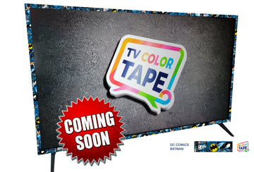 TV Color Tape® DC Comics Batman customizable vinyl wrap for sony lg samsung frame bezel 65 55 50 43 42 32