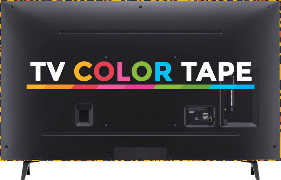 TV Color Tape® customizable cheetah print vinyl wrap for sony lg samsung frame bezel gaming monitor 65 55 50 43 42 32
