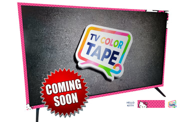 TV Color Tape® customizable Hello Kitty vinyl wrap for sony lg samsung frame bezel 65 55 50 43 42 32